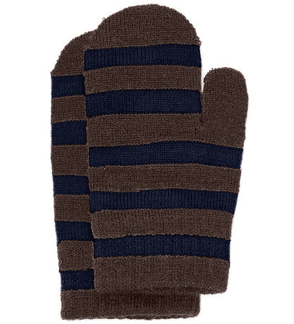 Minymo Mittens - 3-Pack - Wool - Parisian Night