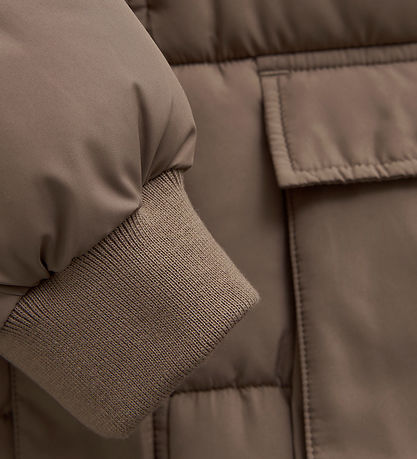 Minymo Puffer Jacket - Long - Caribou