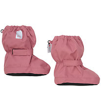 Minymo Outdoor Footies w. Fleece - Withered Rose