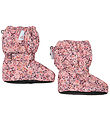 Minymo Outdoor Footies w. Fleece - Peach Whip