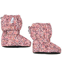 Minymo Outdoor Footies w. Fleece - Peach Whip