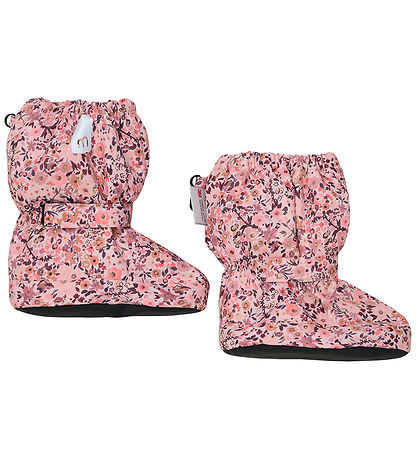 Minymo Outdoor Footies w. Fleece - Peach Whip