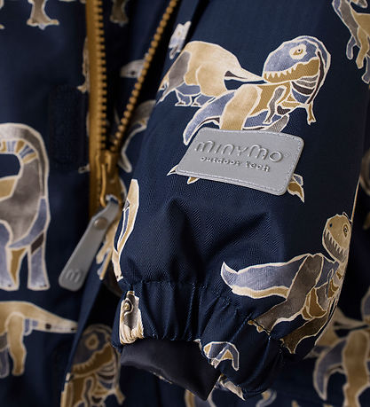 Minymo Snowsuit - AOP - Medal Bronze