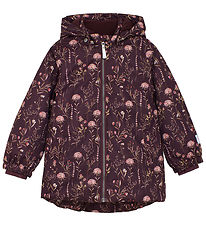 Minymo Winter Coat - AOP - Catawba Grape