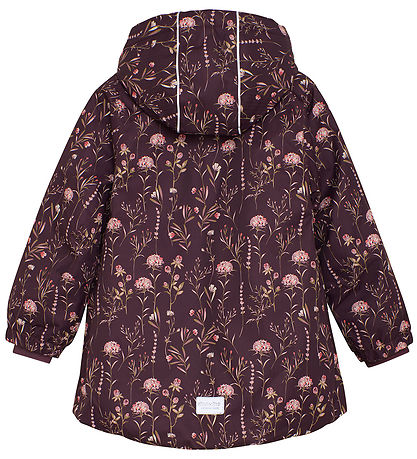 Minymo Winter Coat - AOP - Catawba Grape