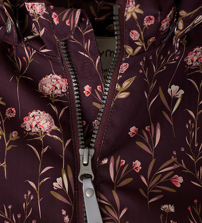 Minymo Winter Coat - AOP - Catawba Grape