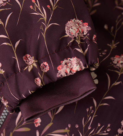 Minymo Winter Coat - AOP - Catawba Grape