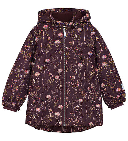Minymo Winter Coat - AOP - Catawba Grape