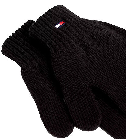 Gants Tommy Hilfiger - Tricoté - Noir Gants Tommy Hilfiger - Tricoté - Noir