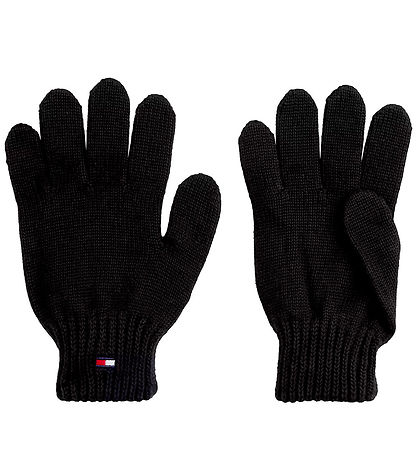 Gants Tommy Hilfiger - Tricoté - Noir Gants Tommy Hilfiger - Tricoté - Noir