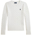 Polo Ralph Lauren Tröja - Stickad - Vit