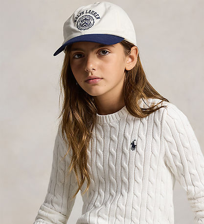 Polo Ralph Lauren Tröja - Stickad - Vit