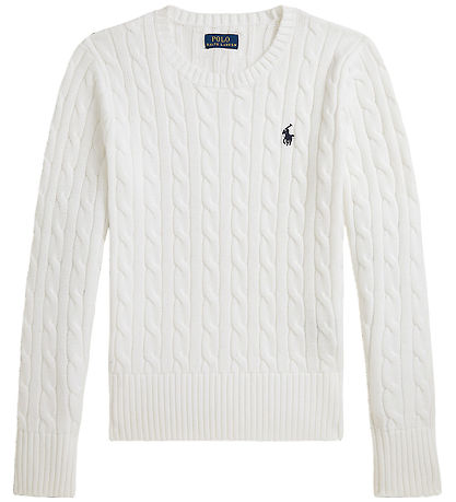 Polo Ralph Lauren Tröja - Stickad - Vit