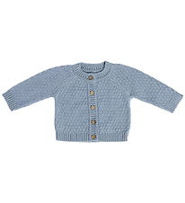 Smallstuff Cardigan - Knitted - Wool - Blue