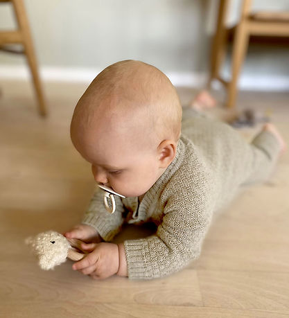 Smallstuff Jumpsuit - Knitted - Wool - Nature Melange