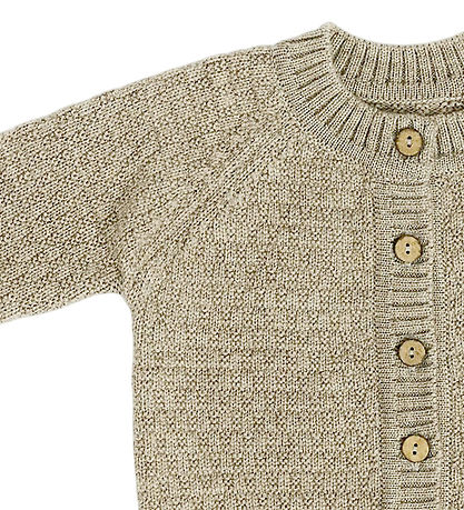 Smallstuff Jumpsuit - Knitted - Wool - Nature Melange