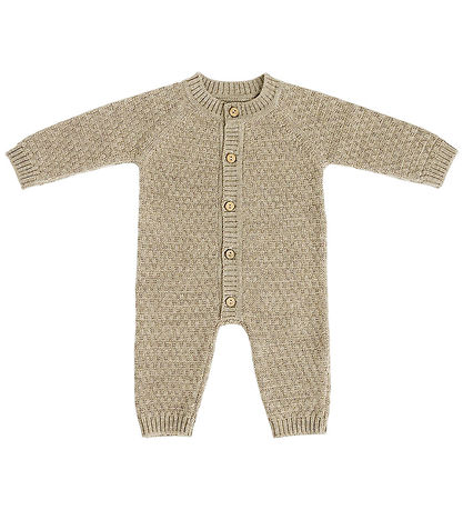 Smallstuff Jumpsuit - Knitted - Wool - Nature Melange