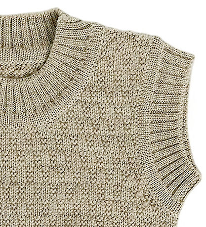 Smallstuff Waistcoat - Wool - Nature Melange