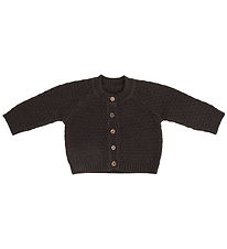 Smallstuff Cardigan - Knitted - Wool - Brown