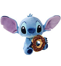Disney Classic Plys Soft Toy - Stitch with Donut - 25 cm