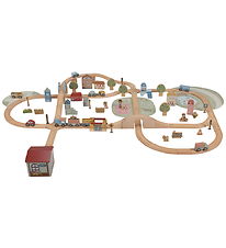Little Dutch Car Track - Wood - Multi - 113 Parts