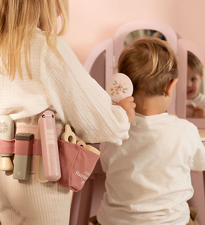 Coffret de jeu de coiffure Little Dutch - Bois - Rose Coffret de jeu de coiffure Little Dutch - Bois - Rose