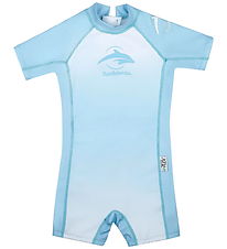 Konfidence Coverall Swimsuit - E-Flex - Ombre Blue