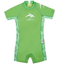 Konfidence Coverall Swimsuit - E-Flex - Maui Green