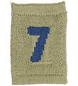 Smallstuff Knitted Flag - 7 - Blue Numbers