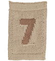 Smallstuff Knitted Flag - 7 - Pink Numbers