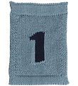Smallstuff Knitted Flag - 1 - Blue Numbers