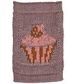 Smallstuff Knitted Flag - Birthday cake - Pink Motif