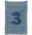 Smallstuff Stickat Flagge - 3 - Blau Zahlen