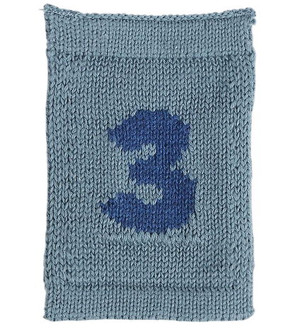 Tricoté Drapeaux Smallstuff - 3 - Bleu Nombres