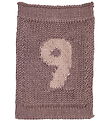 Smallstuff Knitted Flag - 9 - Pink Numbers