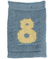 Smallstuff Knitted Flag - 8 - Blue Numbers