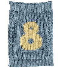 Smallstuff Stickat Flagge - 8 - Blau Zahlen