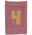 Smallstuff Knitted Flag - 4 - Pink Numbers