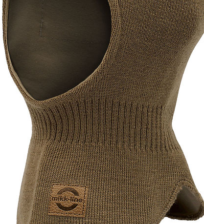 Mikk-Line Balaclava - Wool/Acrylic - 2-layer - Chocolate Chip