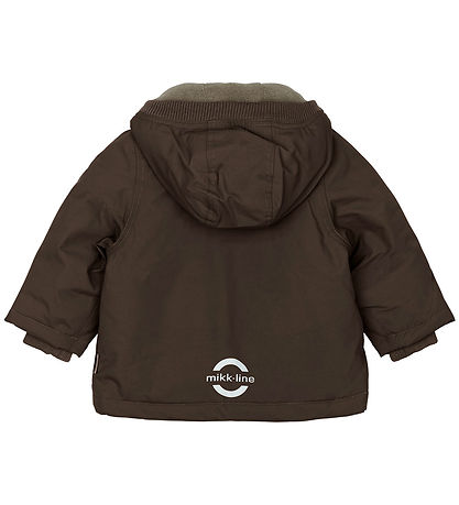Mikk-Line Winter Coat - Solid - Raisin