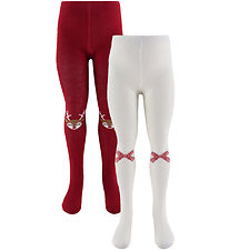 Name It Tights - 2-Pack - NmfVichristmas - Jester Red/Clou Name It Tights - 2-Pack - NmfVichristmas - Jester Red/Clou