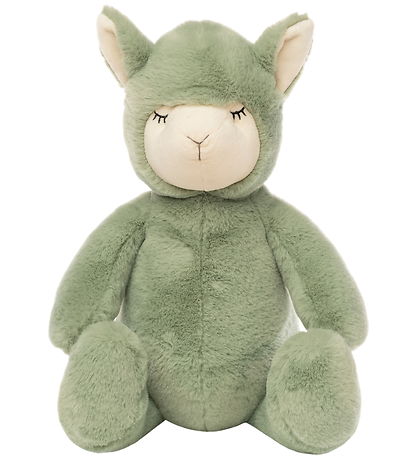 Peluche NatureZoo - 45 cm - Lama - Vert Cendré