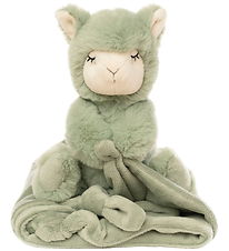 NatureZoo Comfort Blanket - Lama - 35x35 cm - Dusty Green
