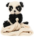 NatureZoo Comfort Blanket - Panda - 35x35 cm - Black/White