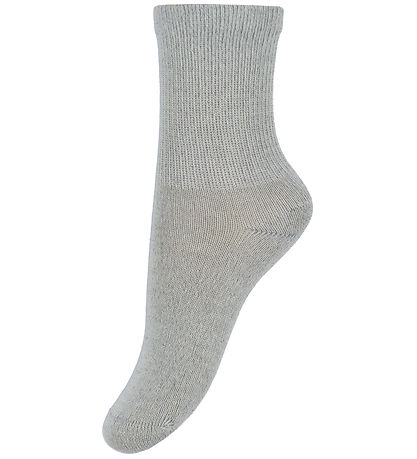 Minymo Socken - 2er-Pack - Light Grey Melange