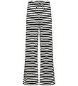 Rosemunde Trousers - Rib - Black White Stripe