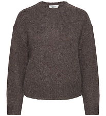 Rosemunde Blouse - Wool - Brown Grey Flour