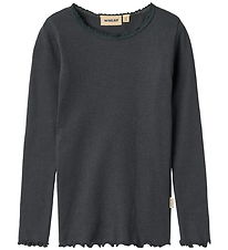 Wheat Blouse - Rib - Katoen/Modaal - Reese - Nacht