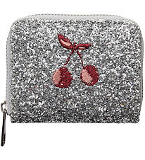 Sofie Schnoor Wallet - Silver w. Cherries