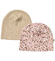 Wheat Beanie - 2-Pack - Aidan - Rose Powder Flowers